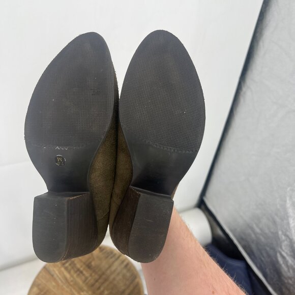 Steve Madden Adelphie Suede Boots Green - Picture 8 of 12